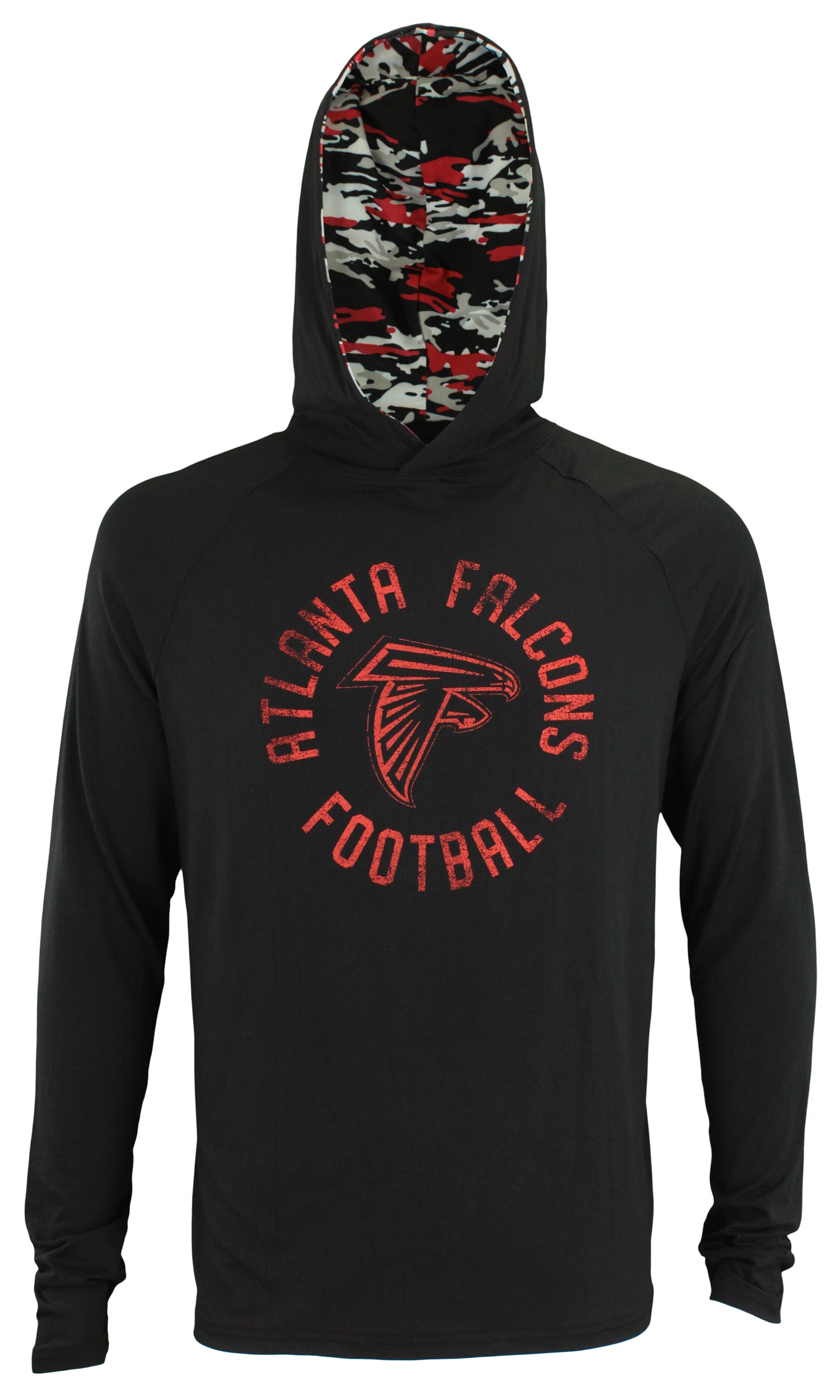 Zubaz NFL Atlanta Falcons Lightweight Mini Camo Hoody