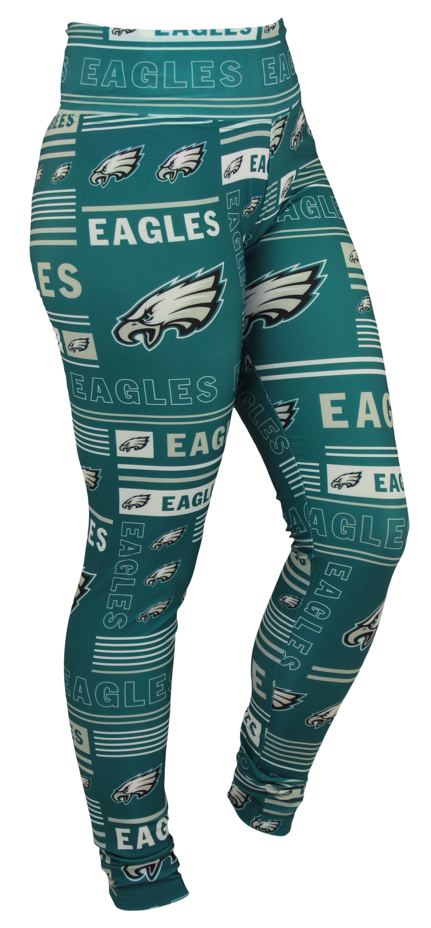 Zubaz NFL Philadelphia Eagles Women's Team Column Legging Size XSMALL