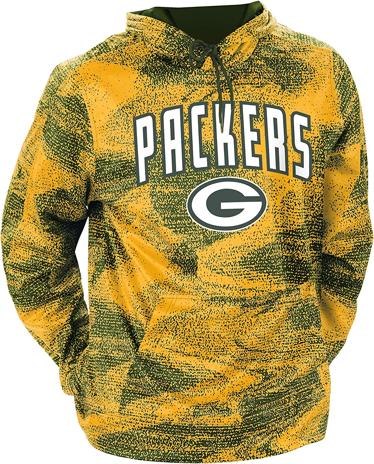 Zubaz Green Bay Packers NFL Men's Static Hoodie