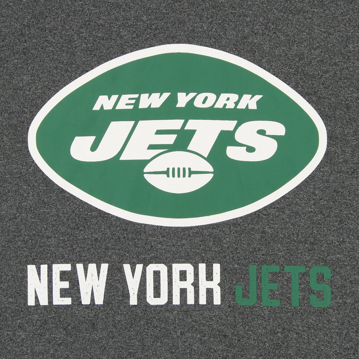 Zubaz NFL New York Jets Men's Heather Grey Performance Fleece Hoodie