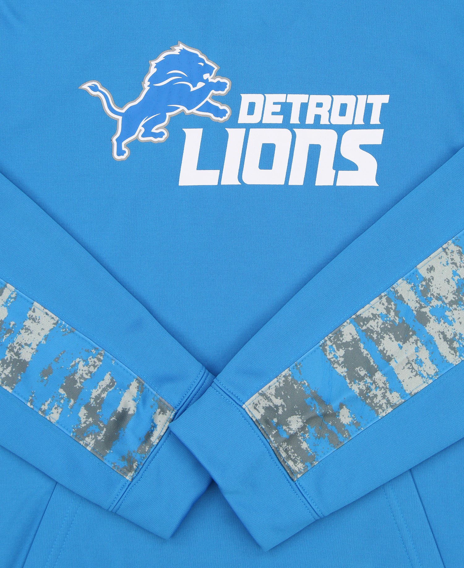 Zubaz NFL Men's Detroit Lions Performance Hoodie w/ Oxide Sleeves