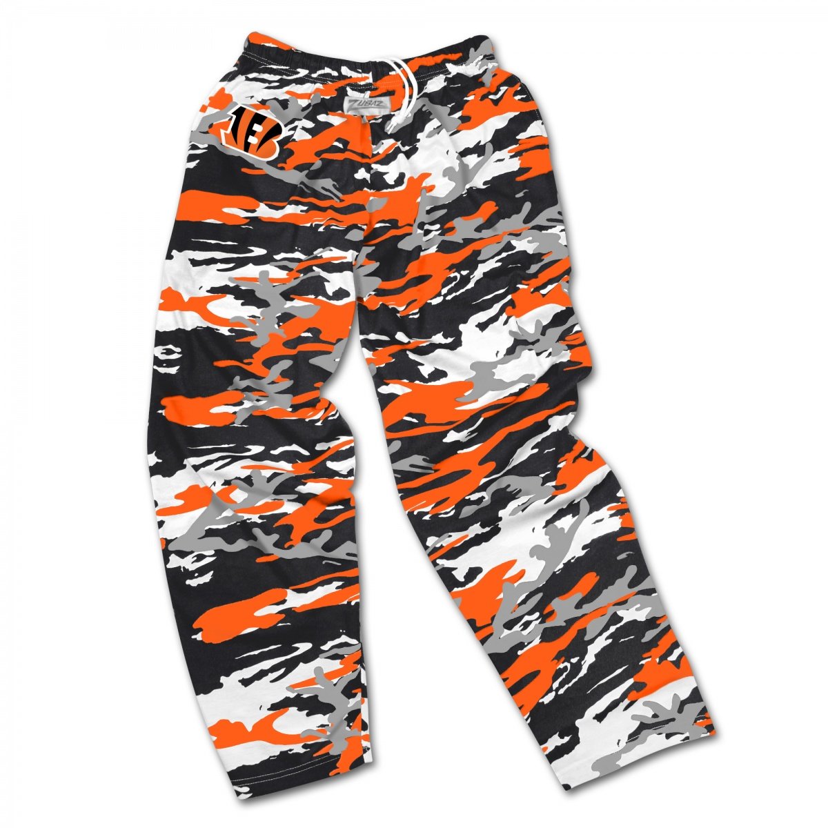 Zubaz NFL Men's Cincinnati Bengals Camo Casual Active Pants
