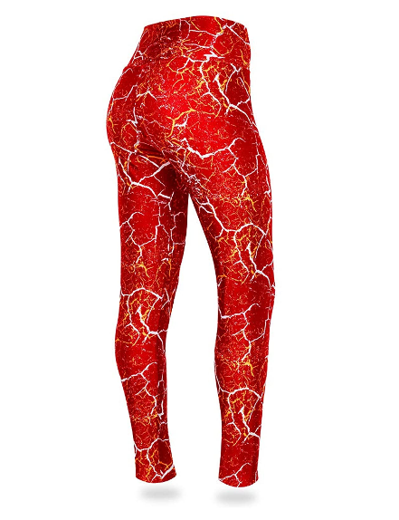 Zubaz NFL Women's Kansas City Chiefs Team Marble Leggings