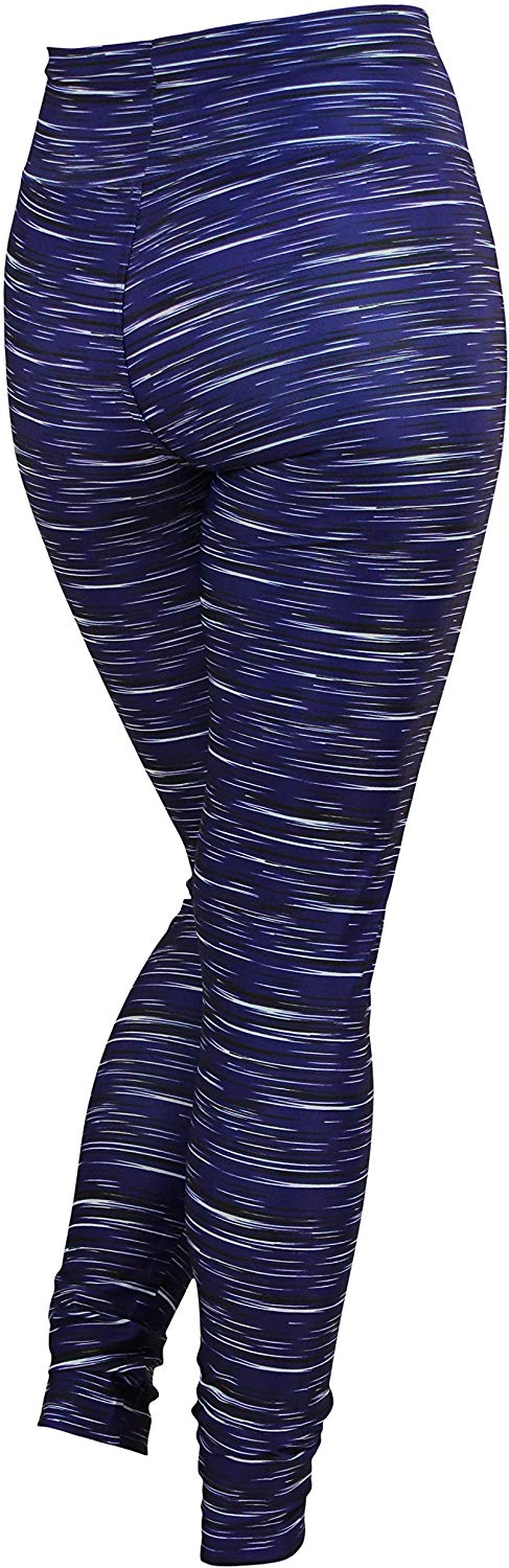 Zubaz NFL Football Women's Baltimore Ravens Space Dye Legging