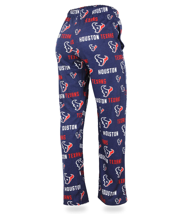 Zubaz NFL Women's Houston Texans Comfy Lounge Pants, Navy