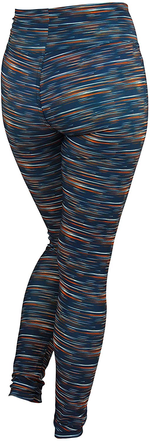 Zubaz NFL Football Women's Denver Broncos Space Dye Legging