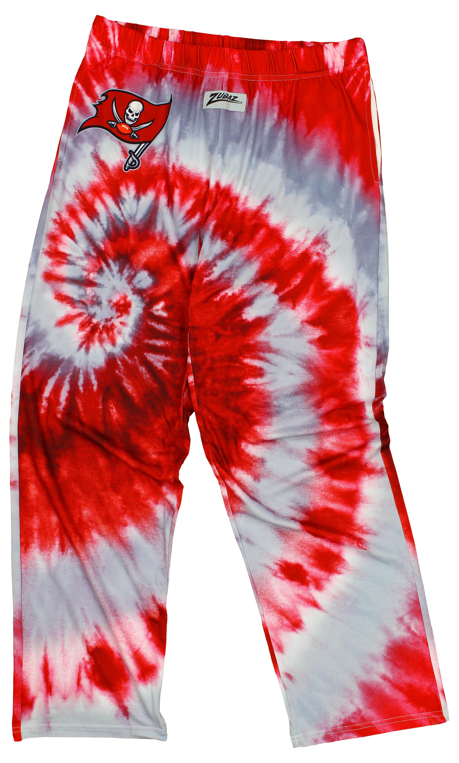 Zubaz NFL Men's Tampa Bay Buccaneers Team Color Tie Dye Pants