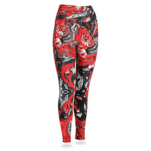 Zubaz NFL Women's Tampa Bay Buccaneers Team Swirl Leggings