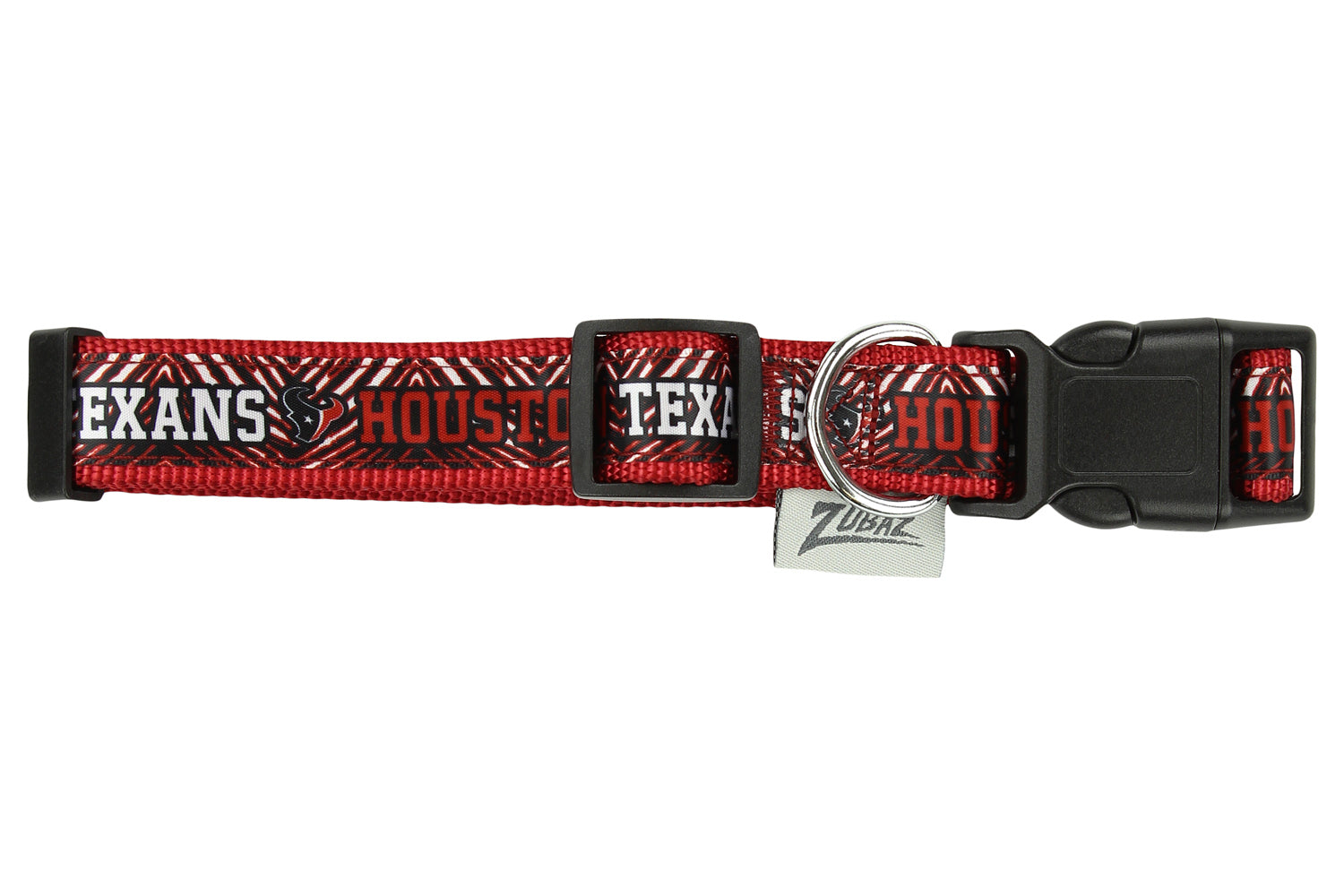 Zubaz x Pets First NFL Houston Texans Team Adjustable Dog Collar