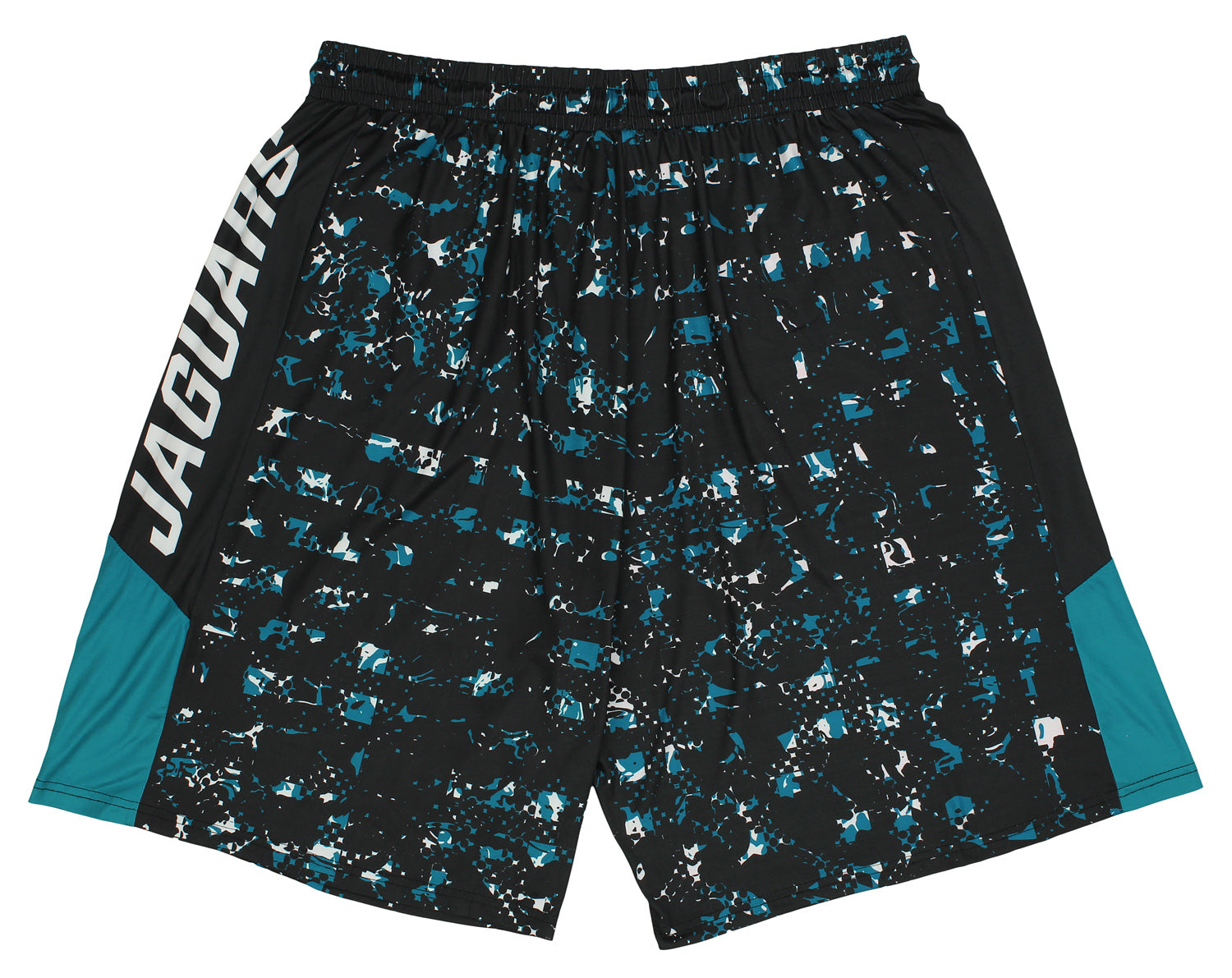Zubaz NFL Men's Jacksonville Jaguars Color Grid Shorts