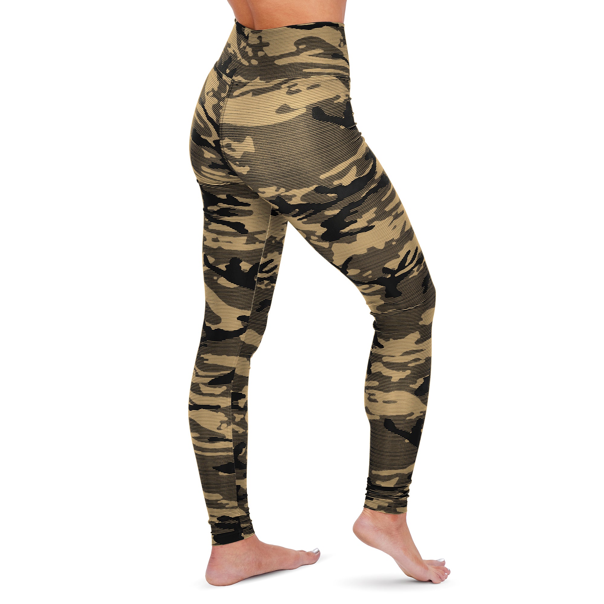 Zubaz NFL Women's New Orleans Saints Marled Camo Lines Leggings