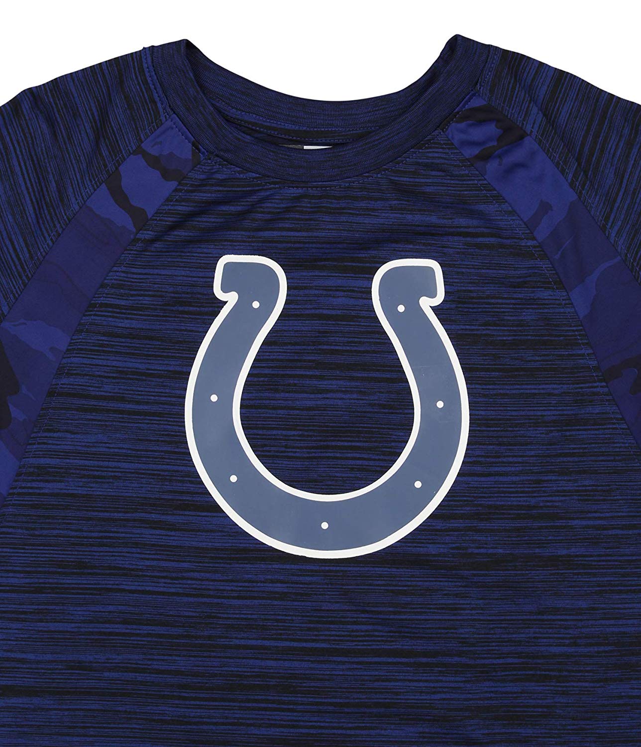 Zubaz NFL Men's Indianapolis Colts Tonal Camo Raglan T-Shirt