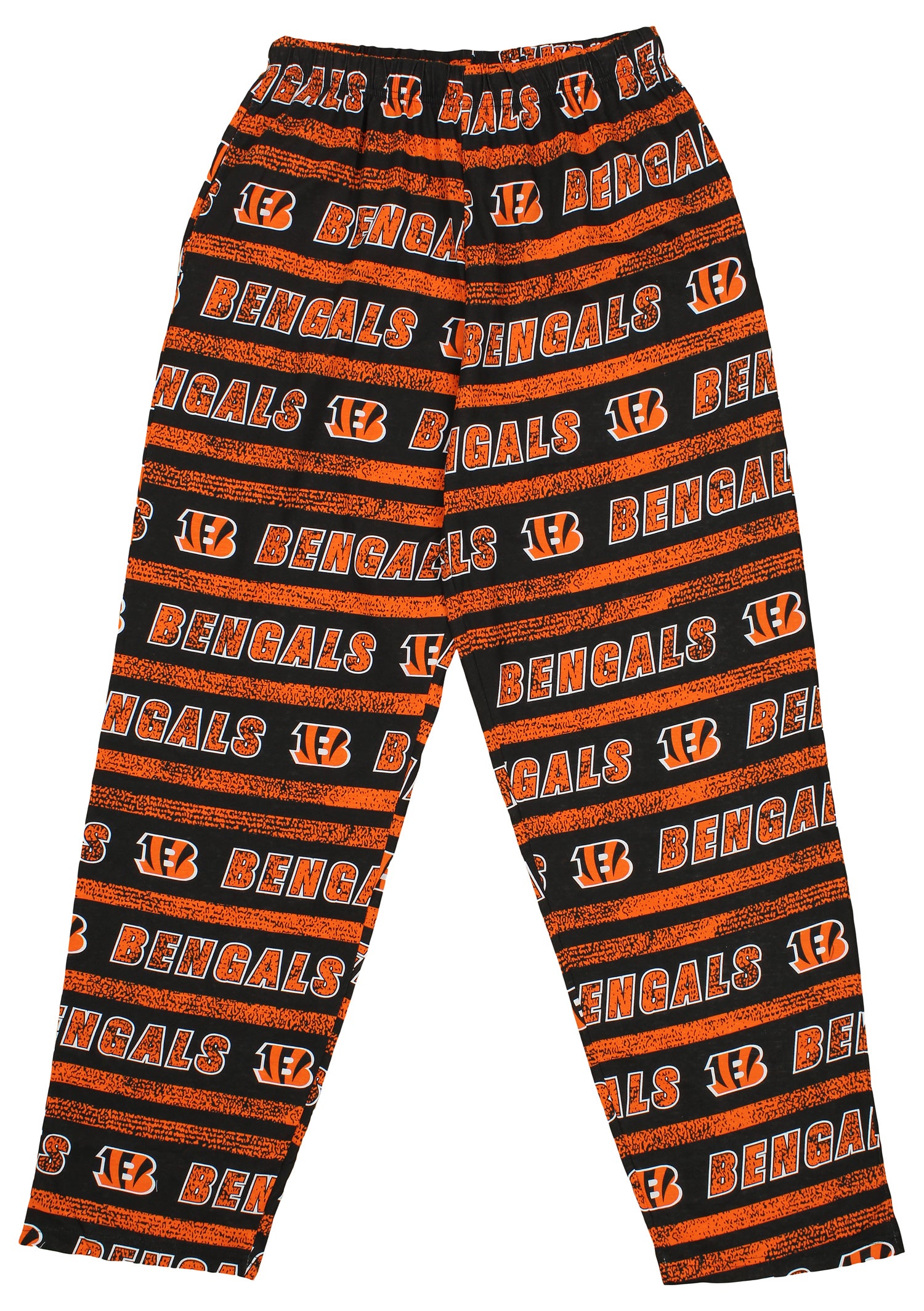 Zubaz NFL Men's Cincinnati Bengals Static Lines Comfy Pants