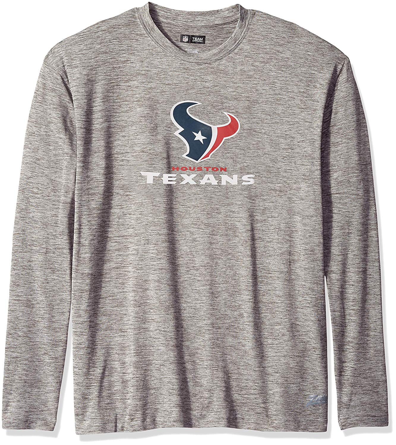 Zubaz NFL Men's Houston Texans Long Sleeve Tee