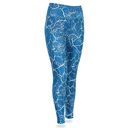 Zubaz NFL Women's Detroit Lions Marble Leggings