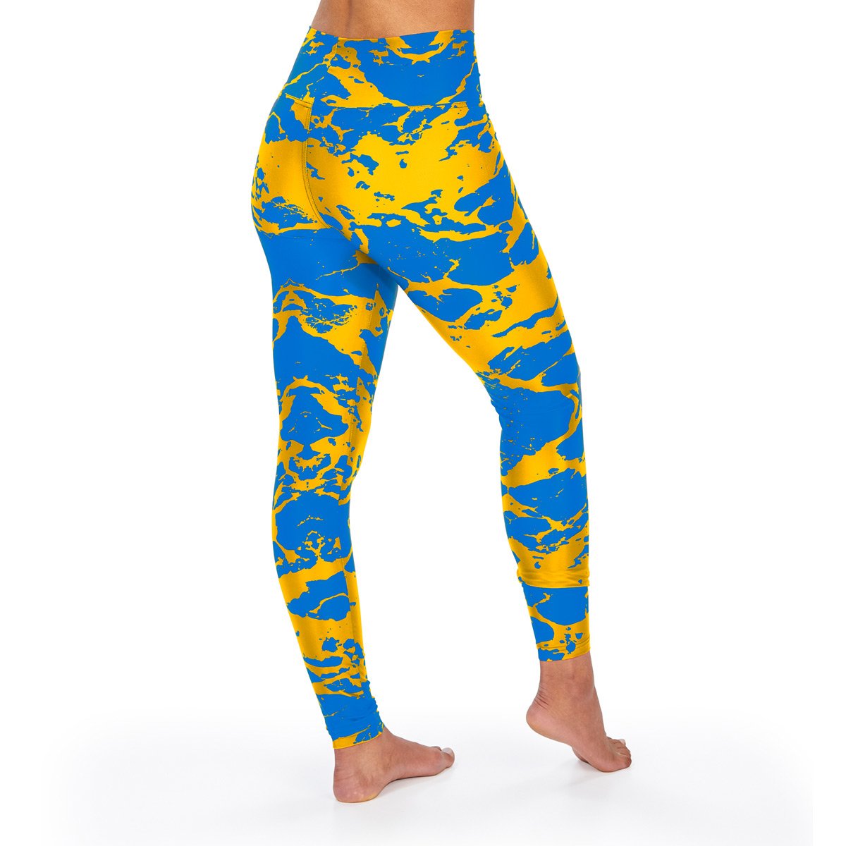 Zubaz Women's Los Angeles Chargers Team Colors Lava Leggings