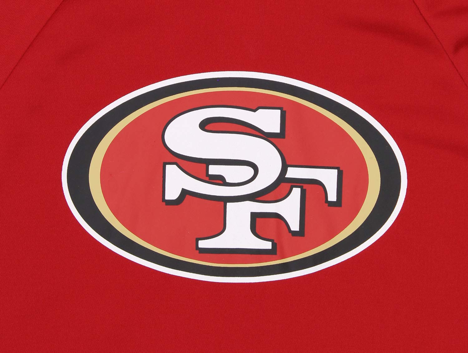 Zubaz NFL San Francisco 49ers Men's Lightweight Performance French Terry Hoodie