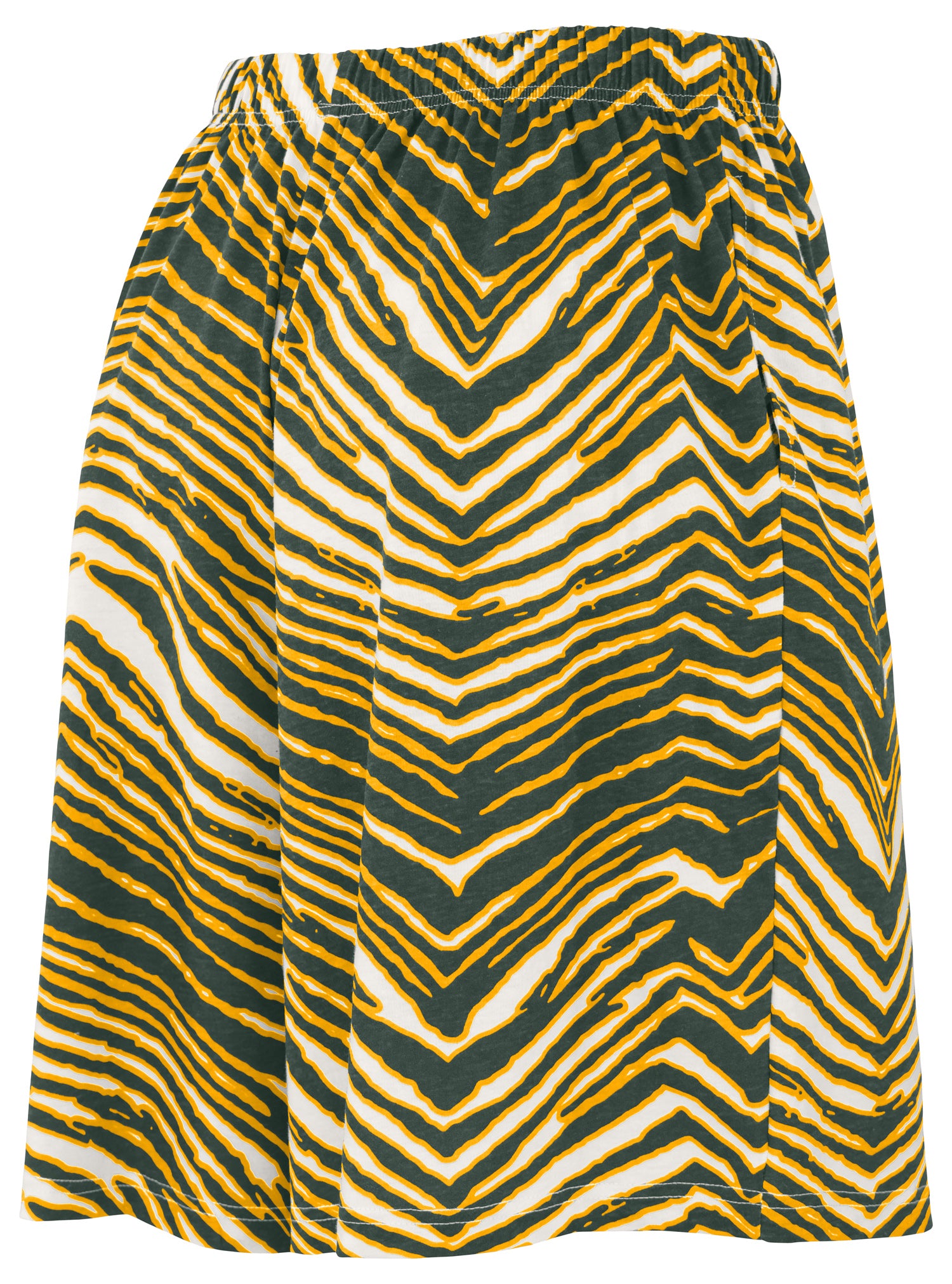 Zubaz NFL Adult Unisex Z88 Zebra Short for Men and Women, Green Bay Packers