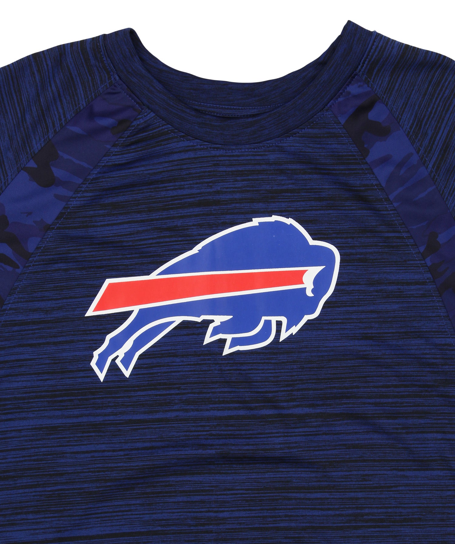 Zubaz NFL Men's Buffalo Bills Tonal Camo Raglan T-Shirt