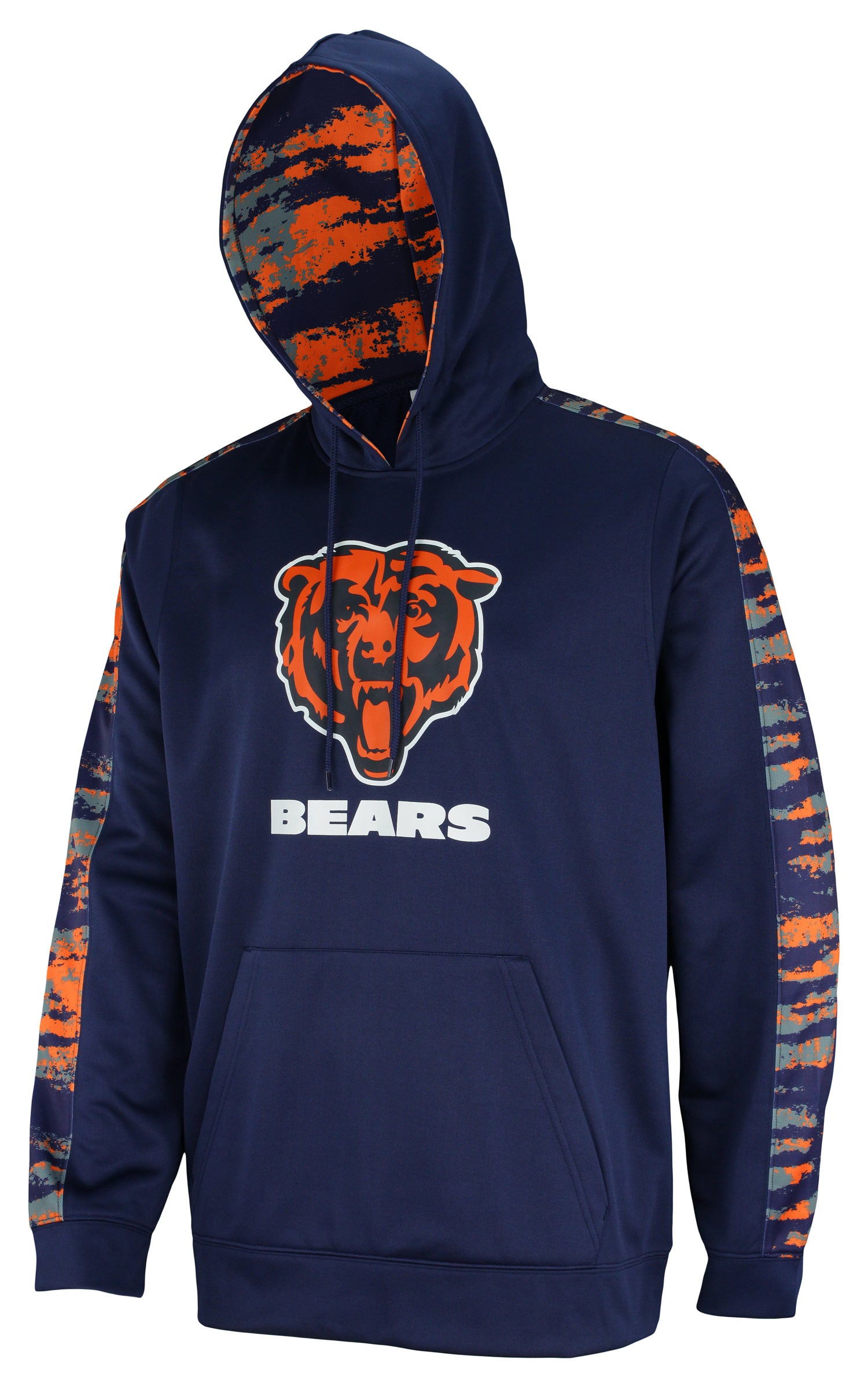 Zubaz NFL Men's Chicago Bears Performance Hoodie w/ Oxide Sleeves