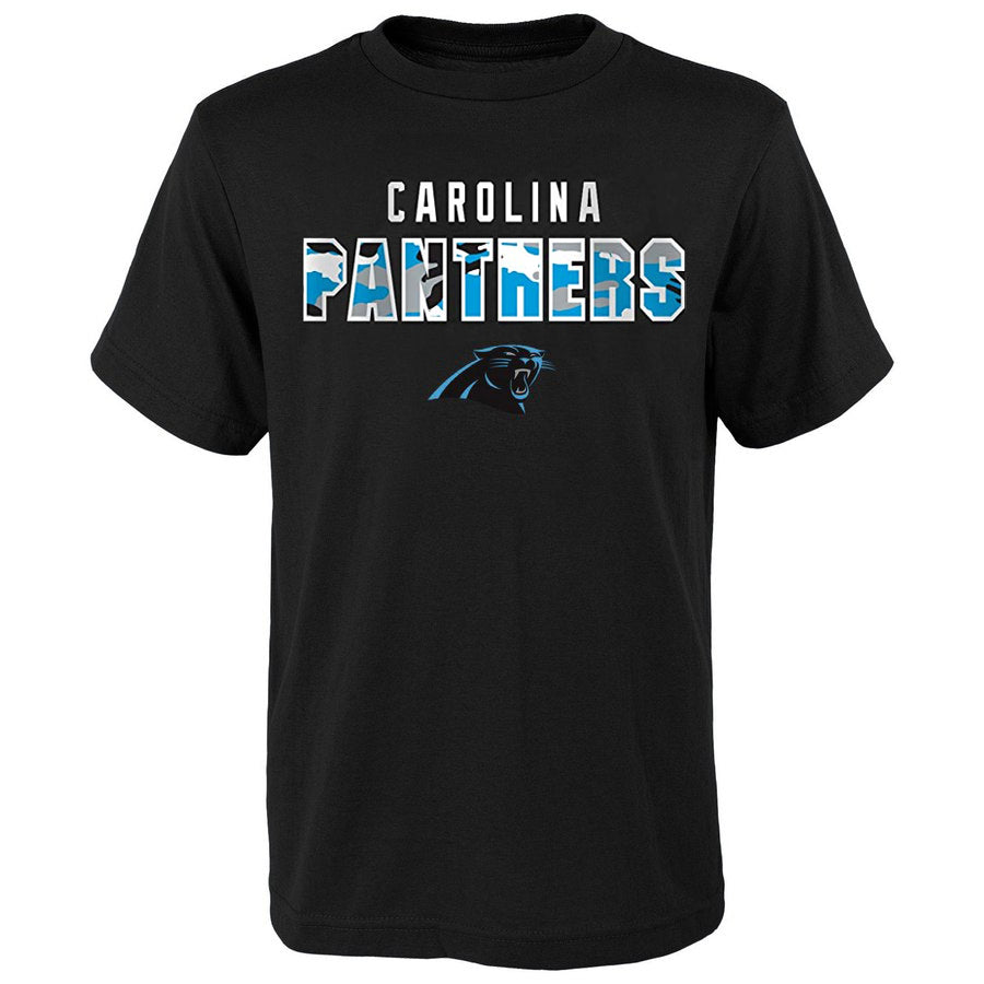 Zubaz NFL Men's Carolina Panthers Short Sleeve Cotton T-Shirt
