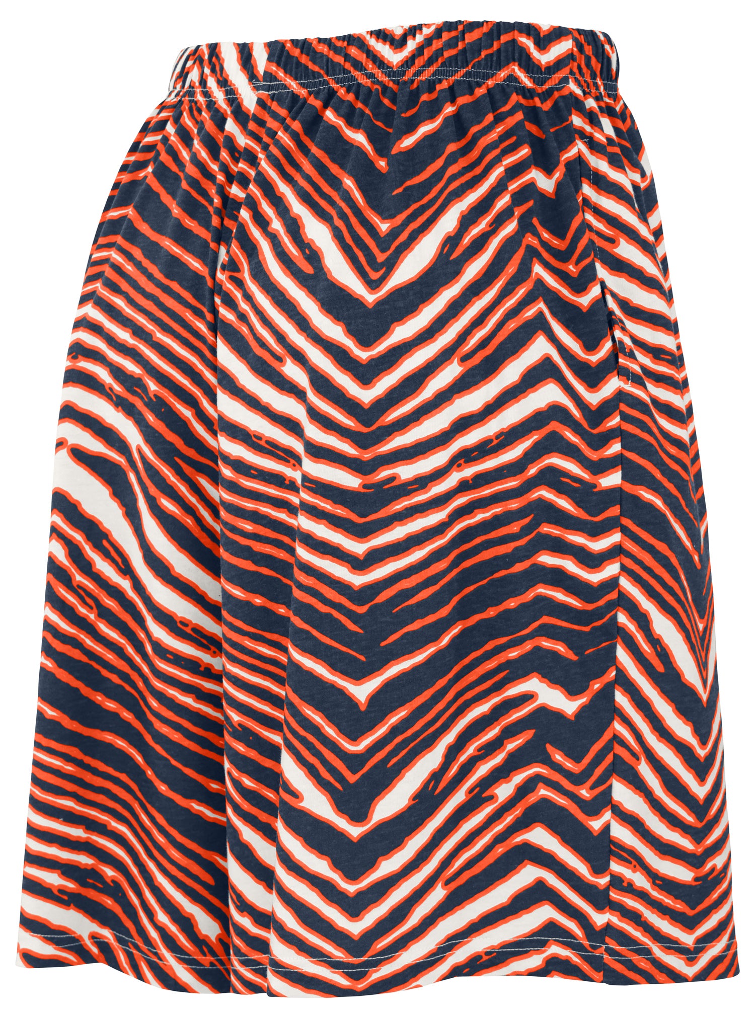 Zubaz NFL Adult Unisex Z88 Zebra Short for Men and Women, Chicago Bears