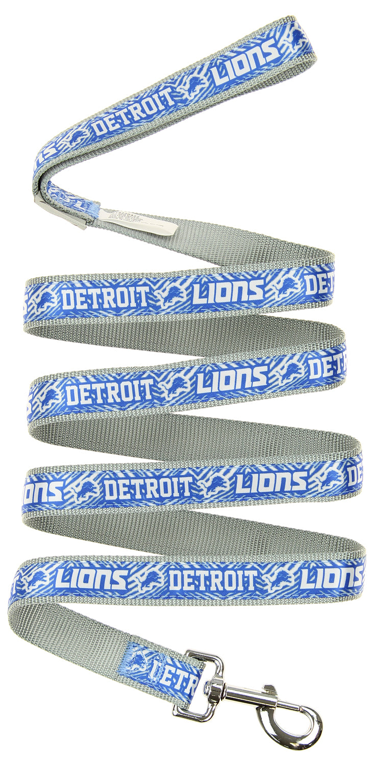 Zubaz X Pets First NFL Detroit Lions Team Logo Leash For Dogs