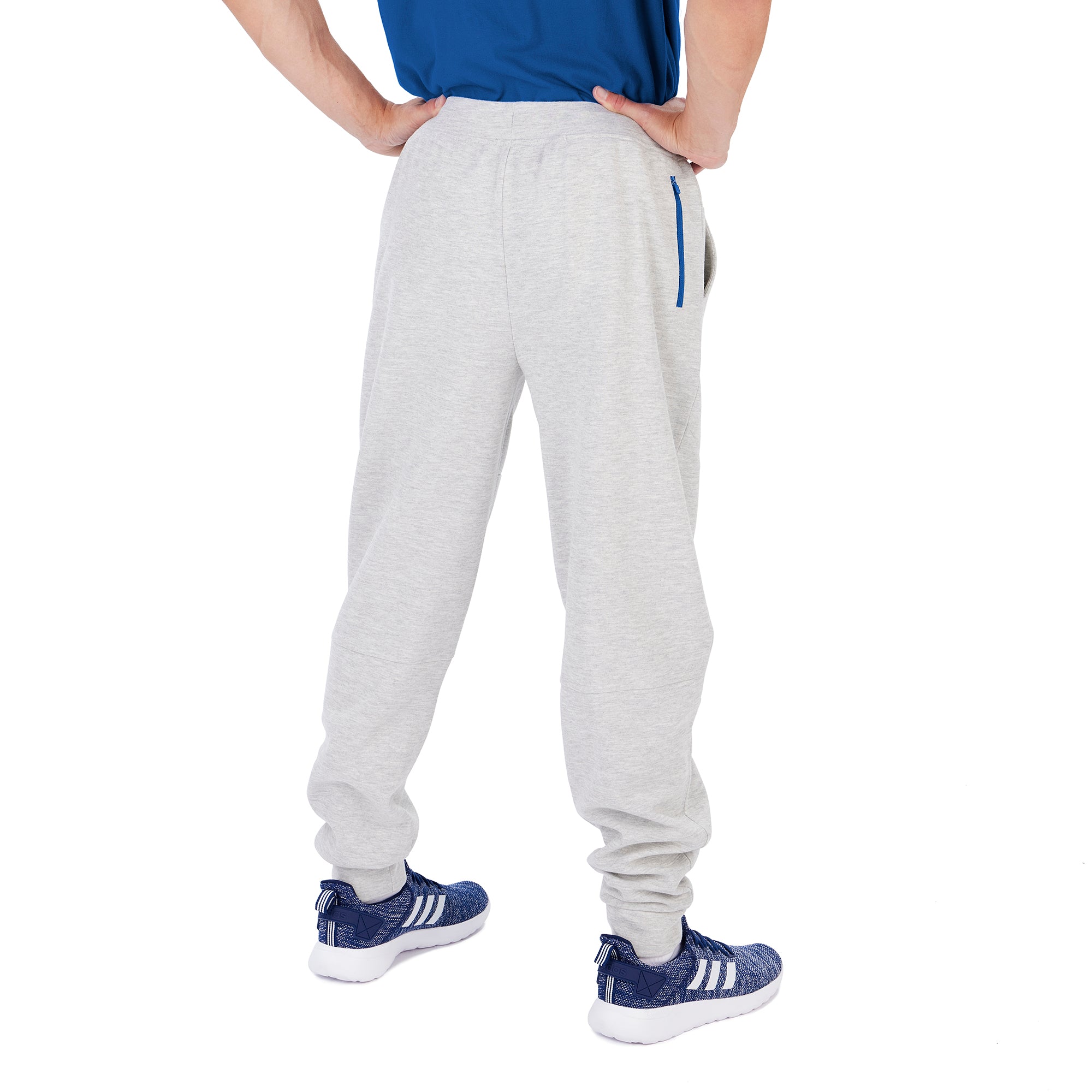 Zubaz Indianapolis Colts NFL Men's Heather Grey Speed Jogger Pant