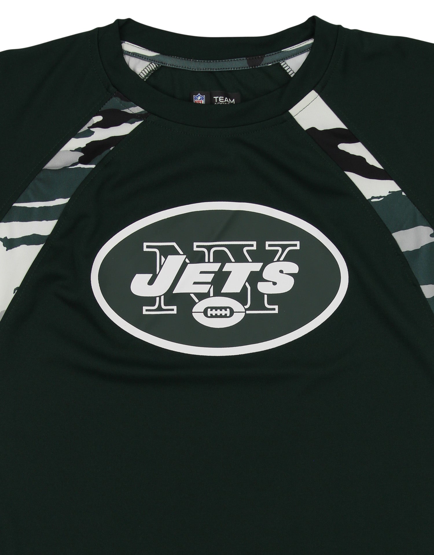 Zubaz NFL Men's New York Jets Camo Solid T-Shirt