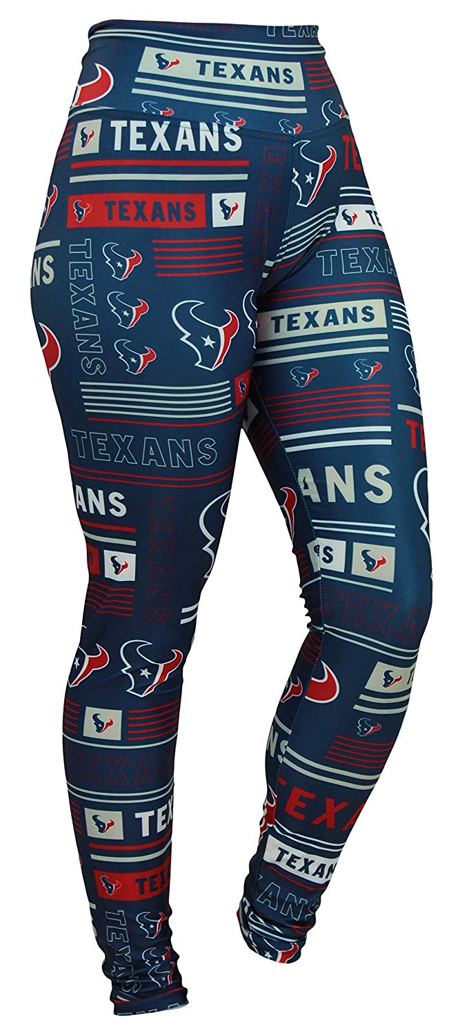 Zubaz NFL Houston Texans Women's Team Column Leggings