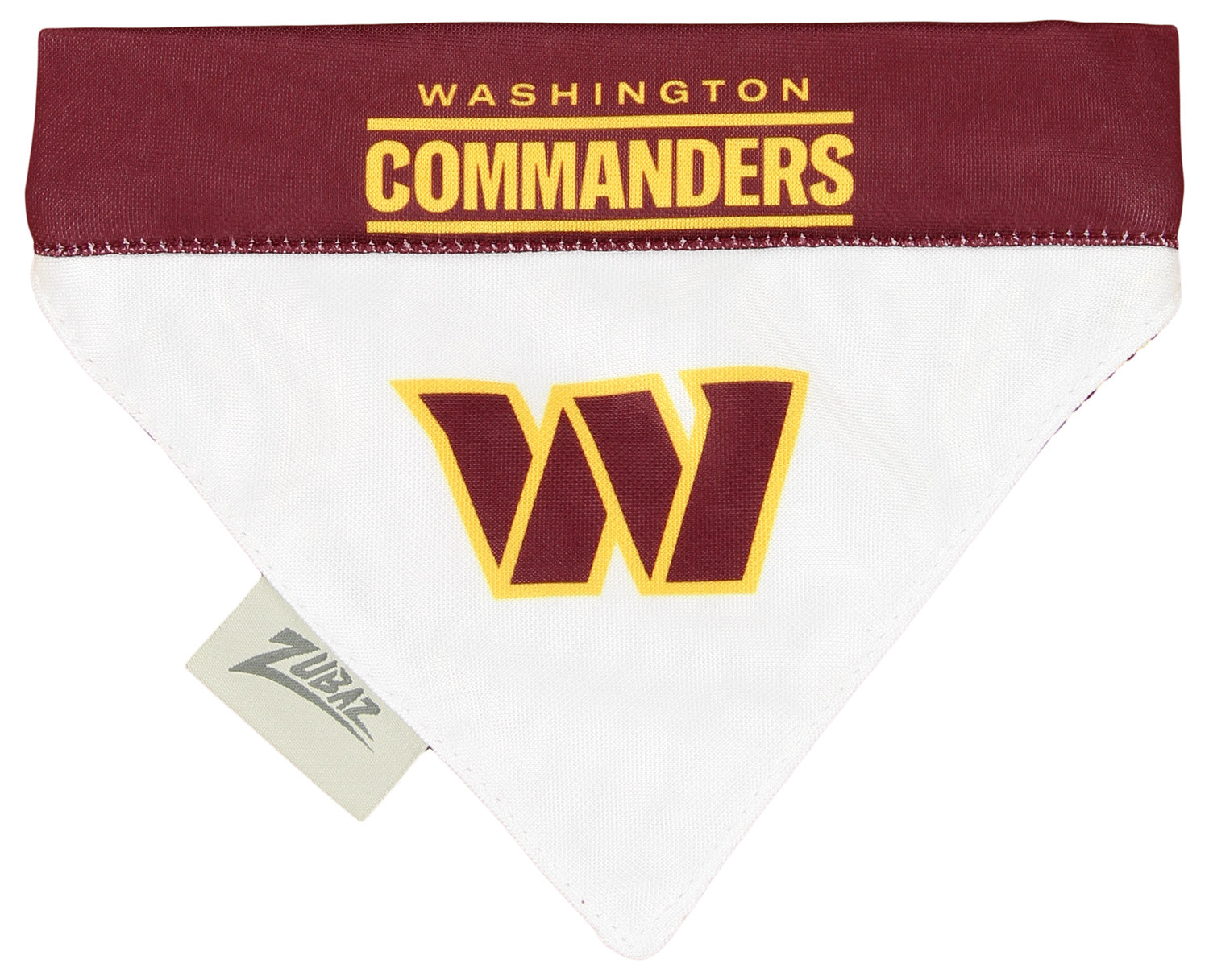 Zubaz X Pets First NFL Washington Football Commanders Reversible Bandana