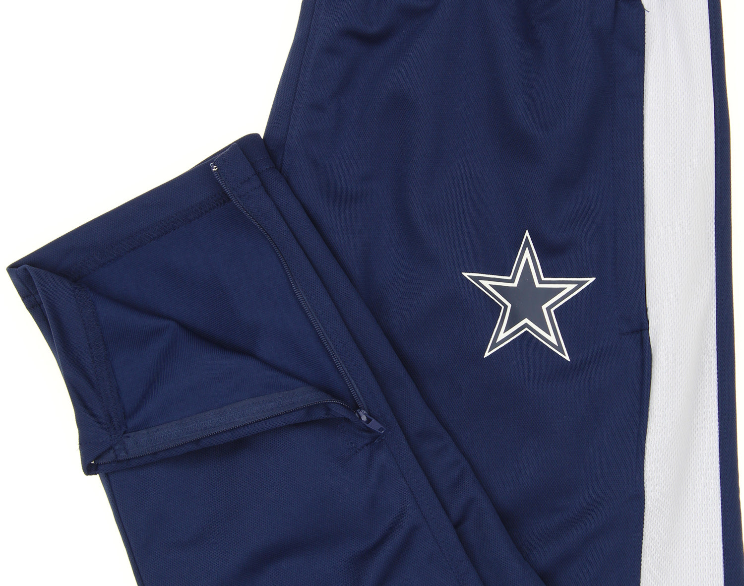 Zubaz NFL Football Men's Dallas Cowboys Athletic Track Pant, Navy
