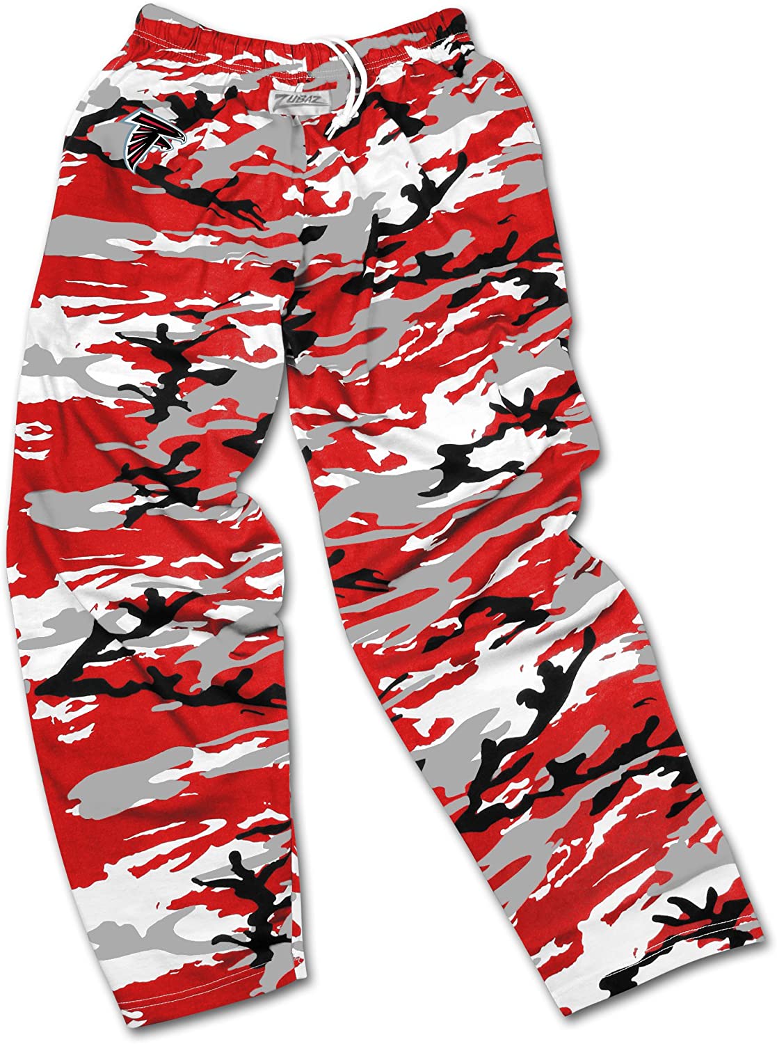 Zubaz NFL Football Men's Atlanta Falcons Casual Active Camo Pants