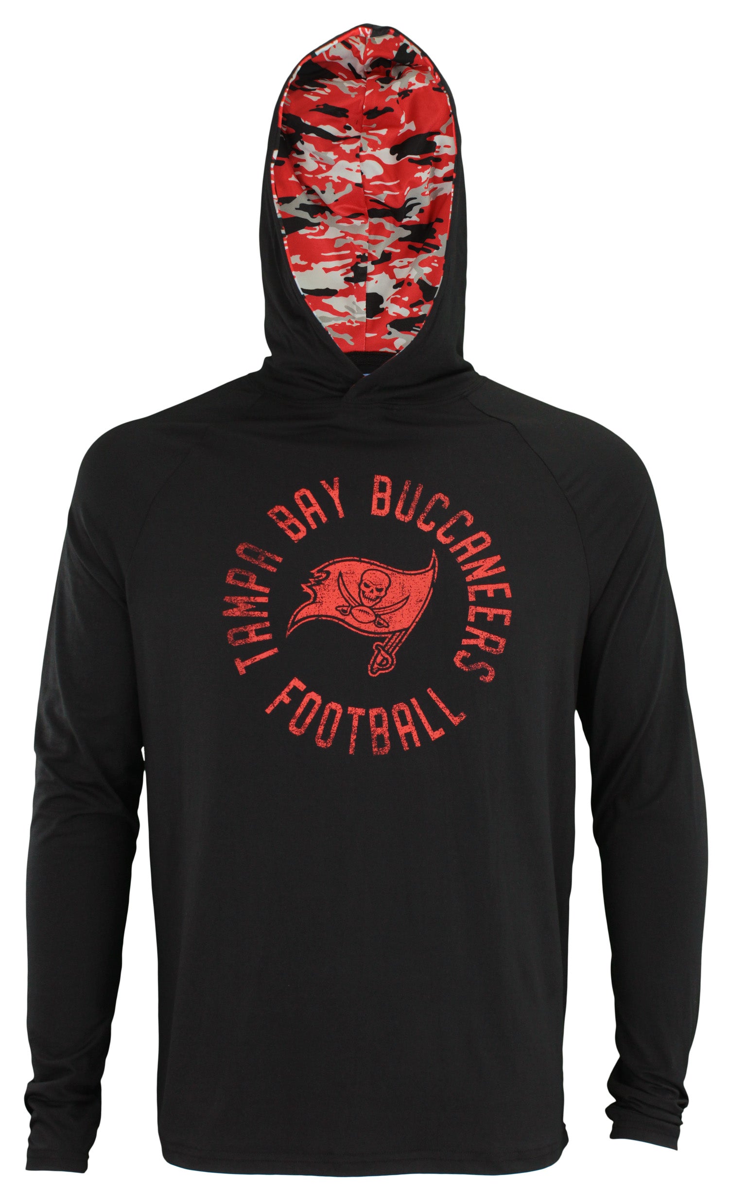 Zubaz NFL Tampa Bay Buccaneers Lightweight Mini Camo Hoody