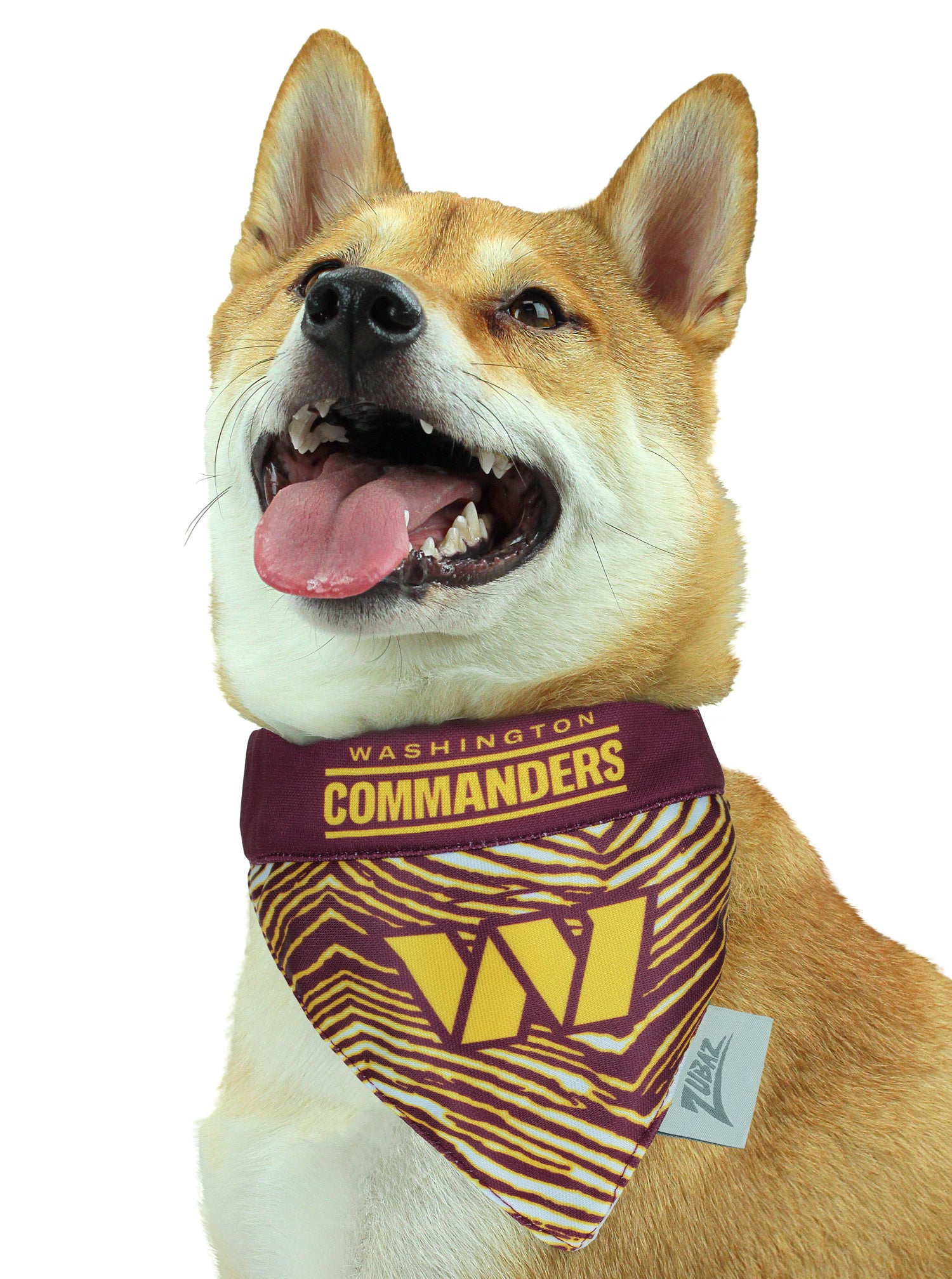 Zubaz X Pets First NFL Washington Football Commanders Reversible Bandana