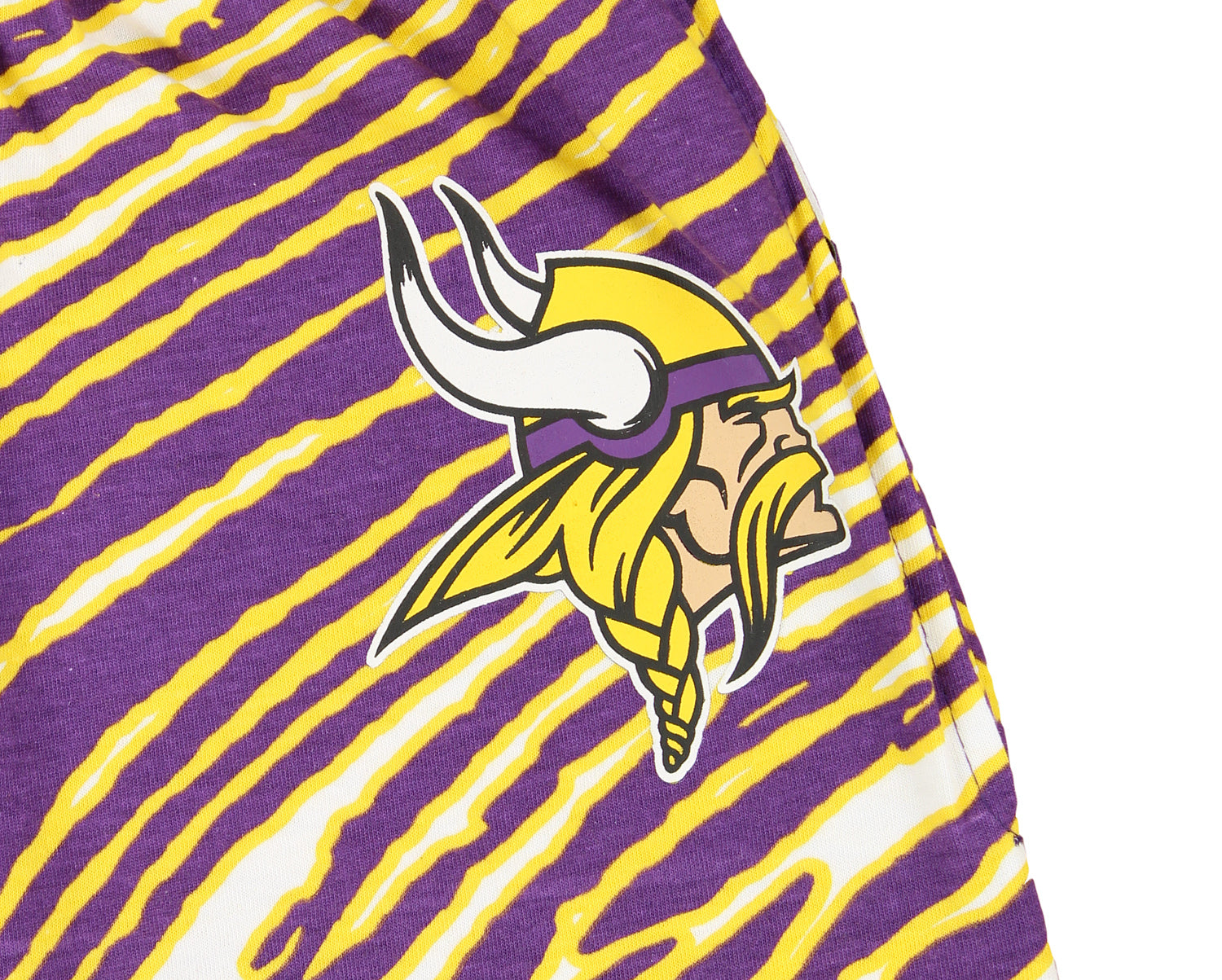 Zubaz Minnesota Vikings NFL Men's Zebra Left Hip Logo Lounge Pant