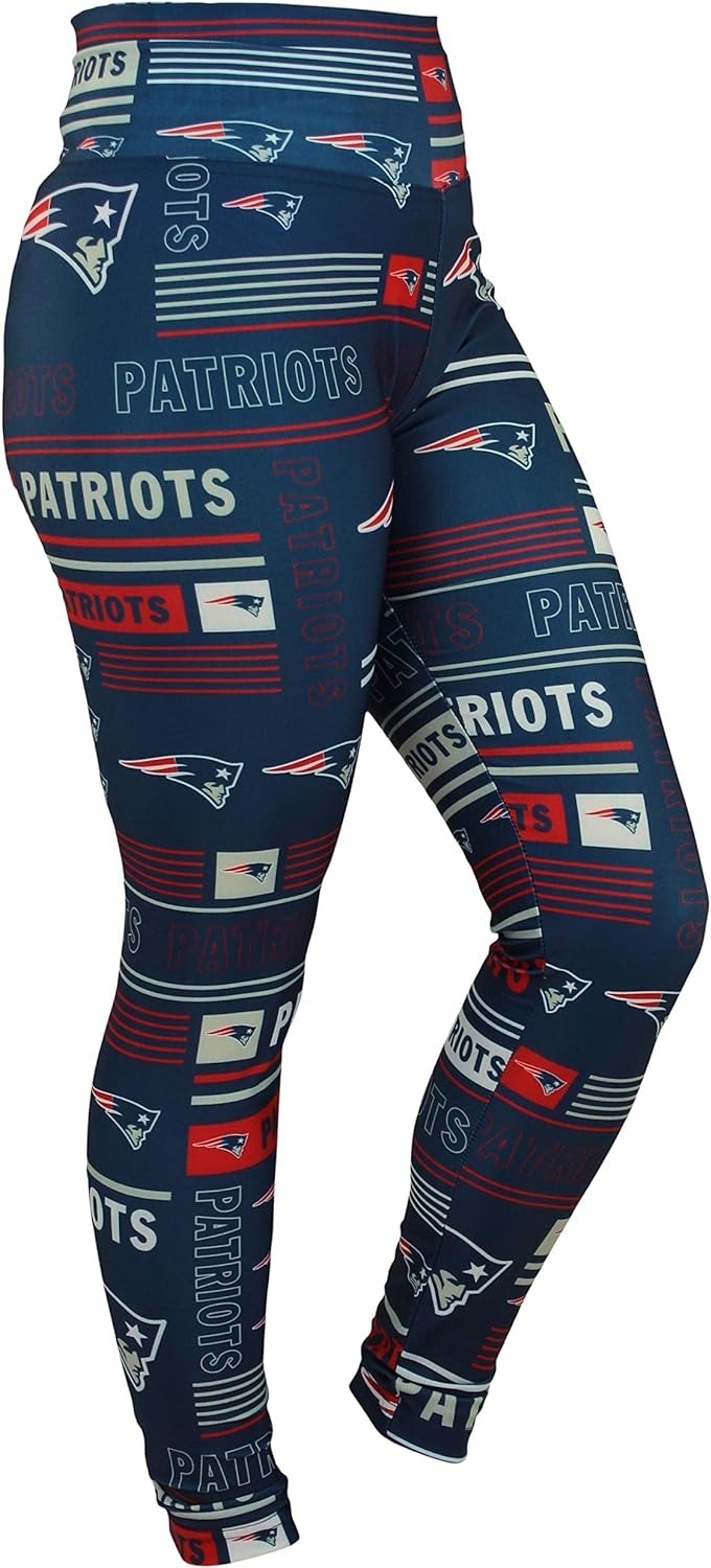 Zubaz NFL Women's New England Patriots Column 24 Style Leggings