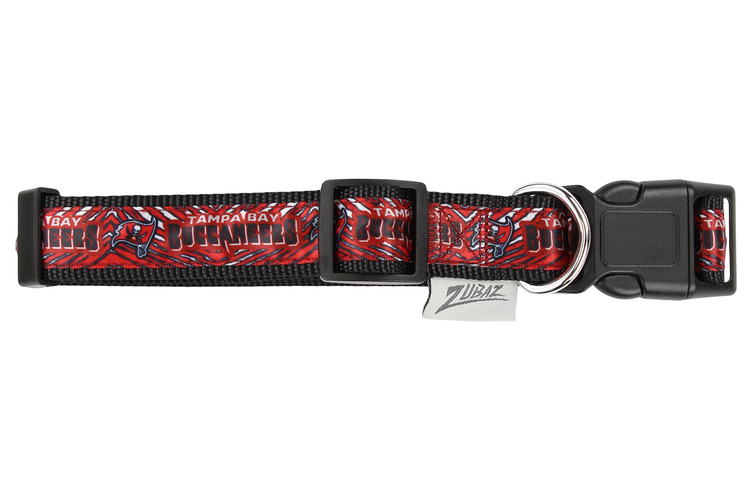 Zubaz X Pets First NFL Tampa Bay Buccaneers Team Adjustable Dog Collar