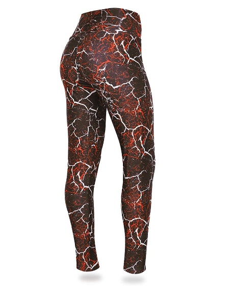 Zubaz NFL Women's Cleveland Browns Team Marble Leggings