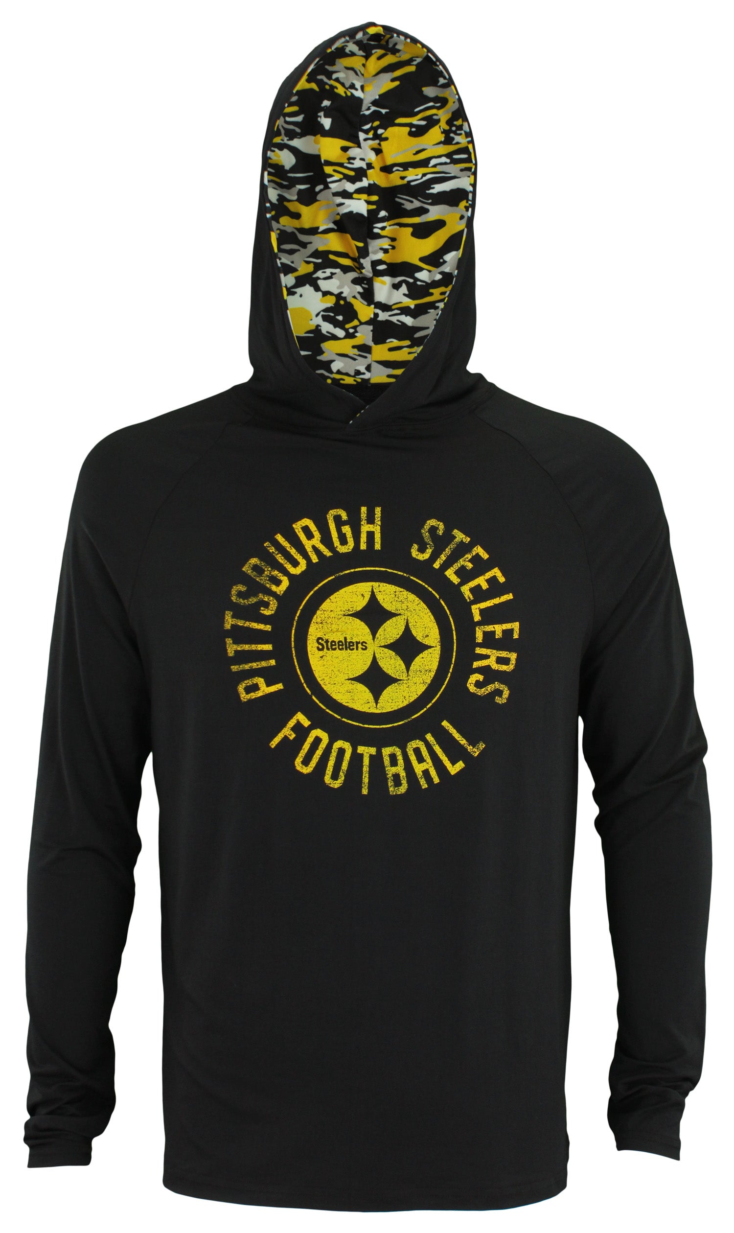 Zubaz NFL Pittsburgh Steelers Lightweight Mini Camo Hoody