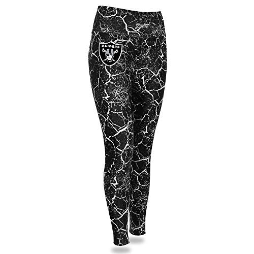 Zubaz NFL Women's Oakland Raiders Team Marble Leggings