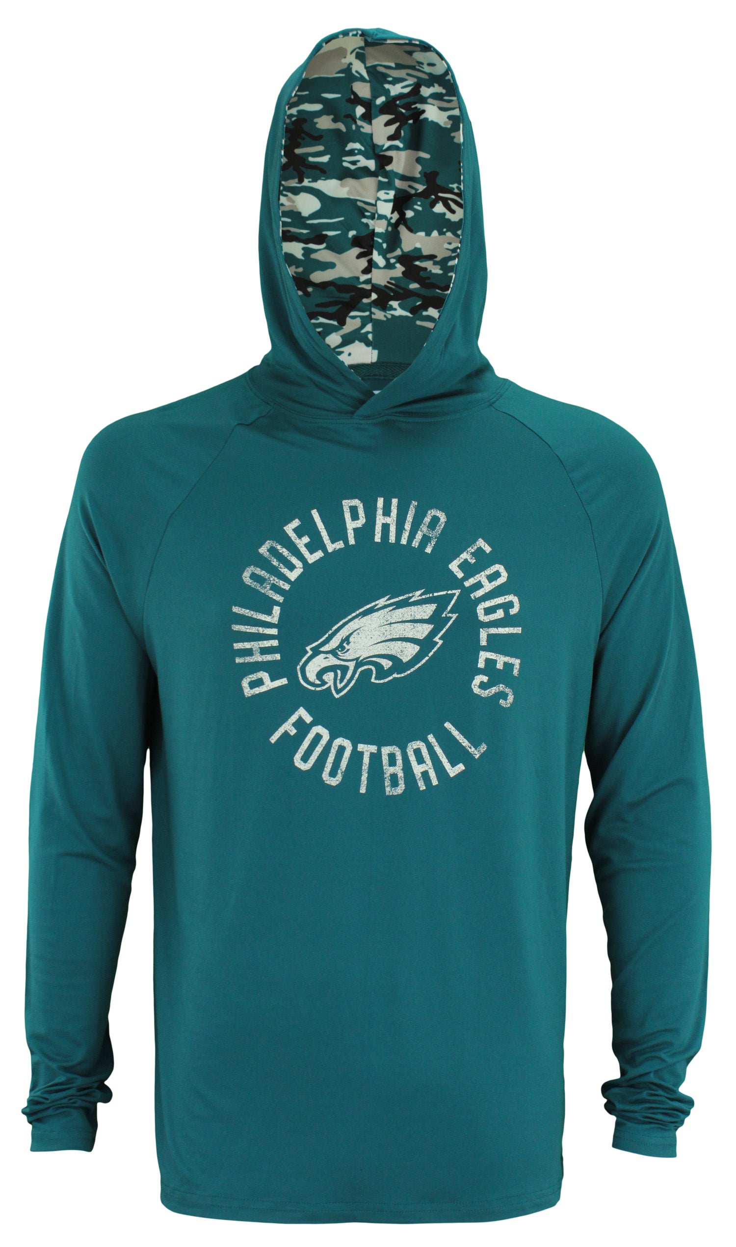 Zubaz NFL Philadelphia Eagles Lightweight Mini Camo Hoody