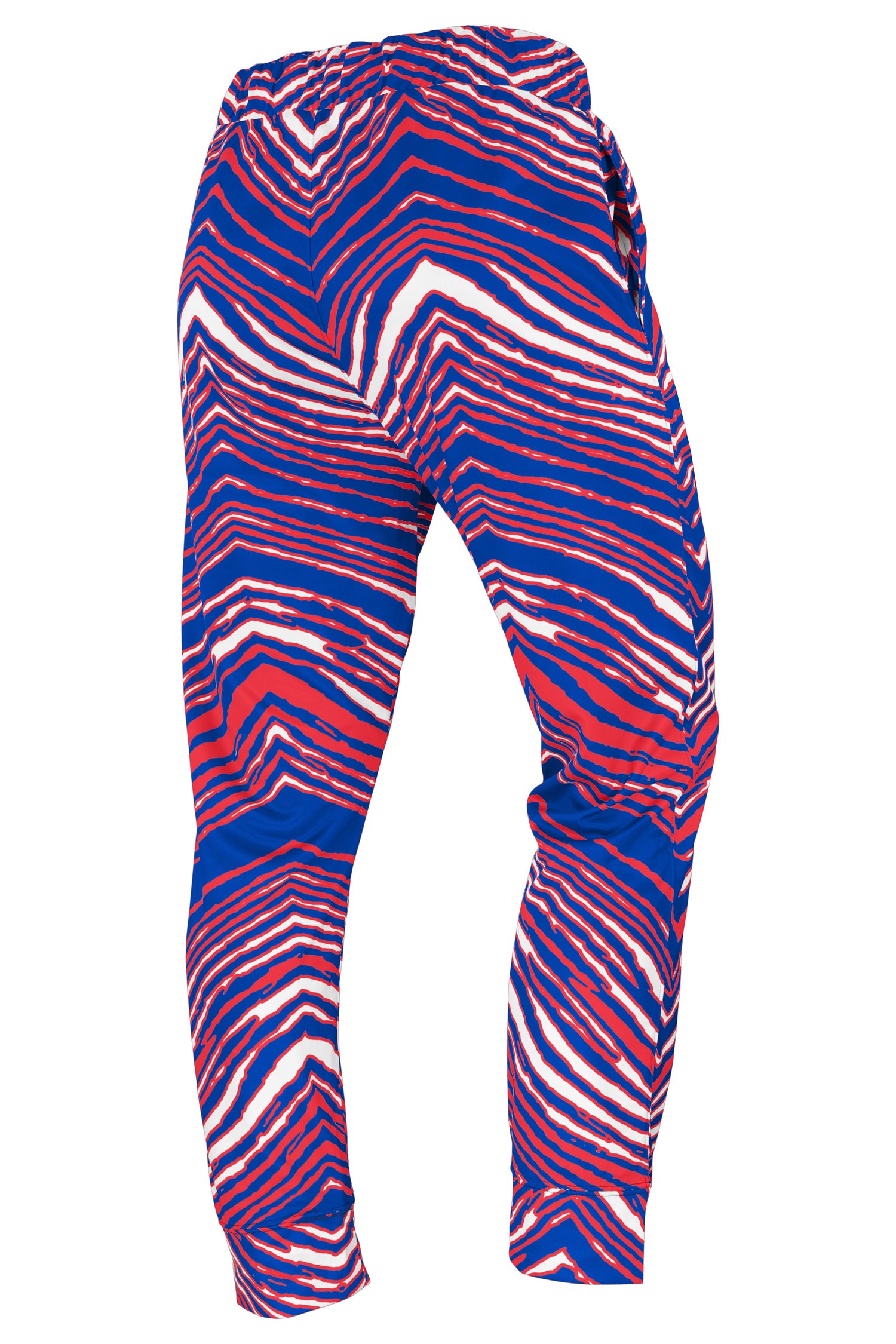 Zubaz NFL Men's Team Logo Zebra Sweatpants Buffalo Bills