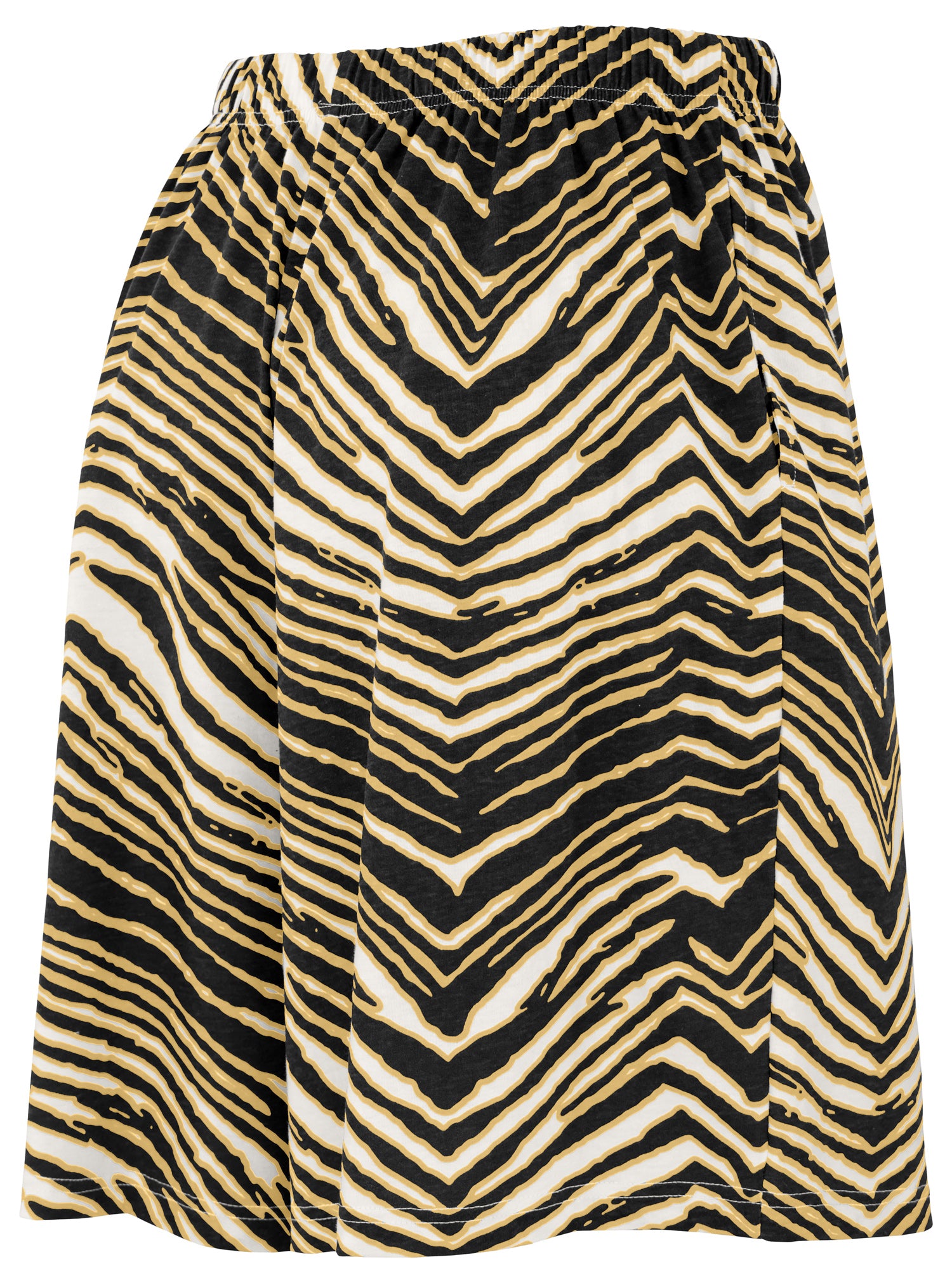 Zubaz NFL Adult Unisex Z88 Zebra Short for Men and Women, New Orleans