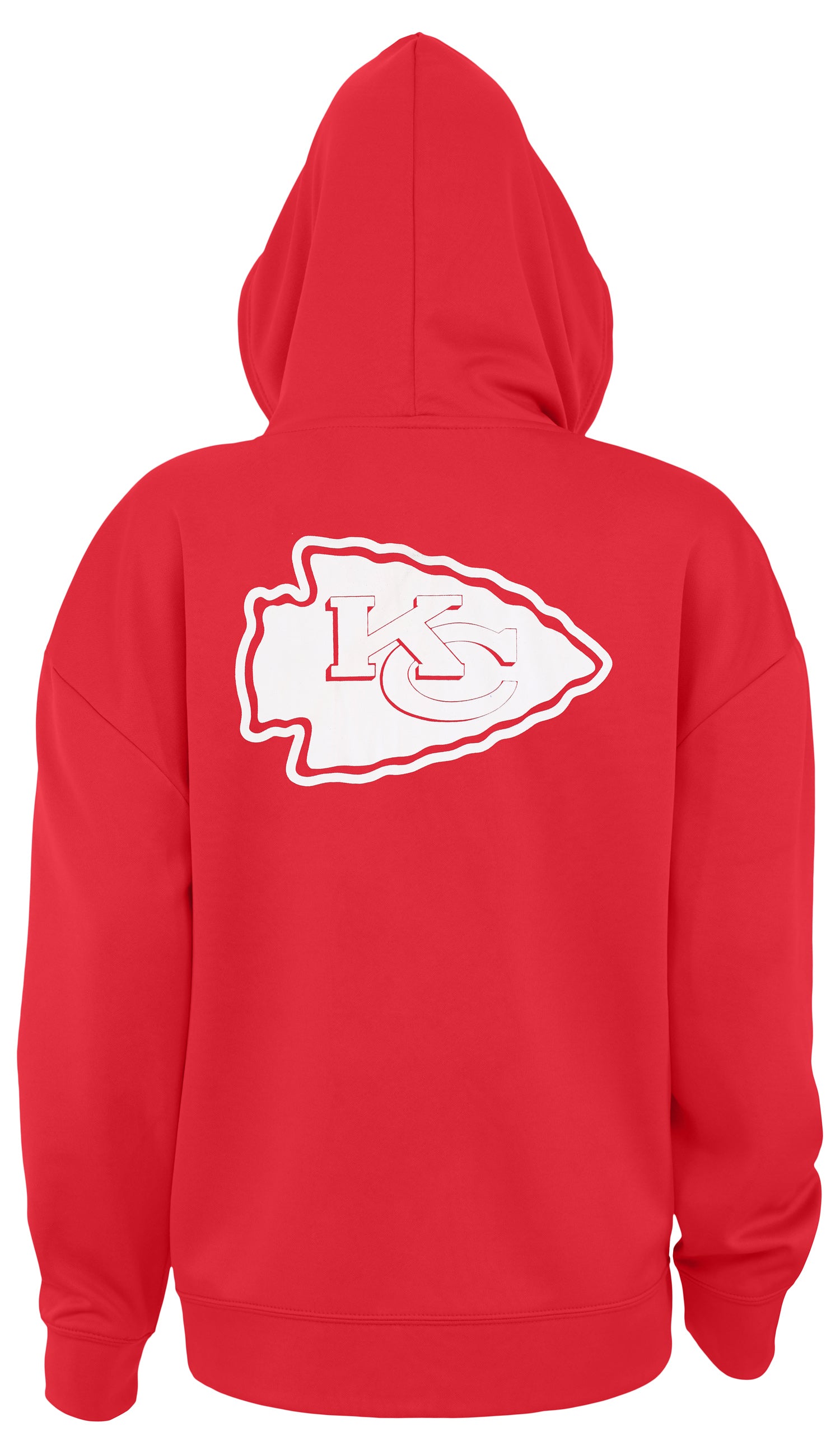 Zubaz NFL Women's Standard Full Zip Hoodie Kansas City Chiefs