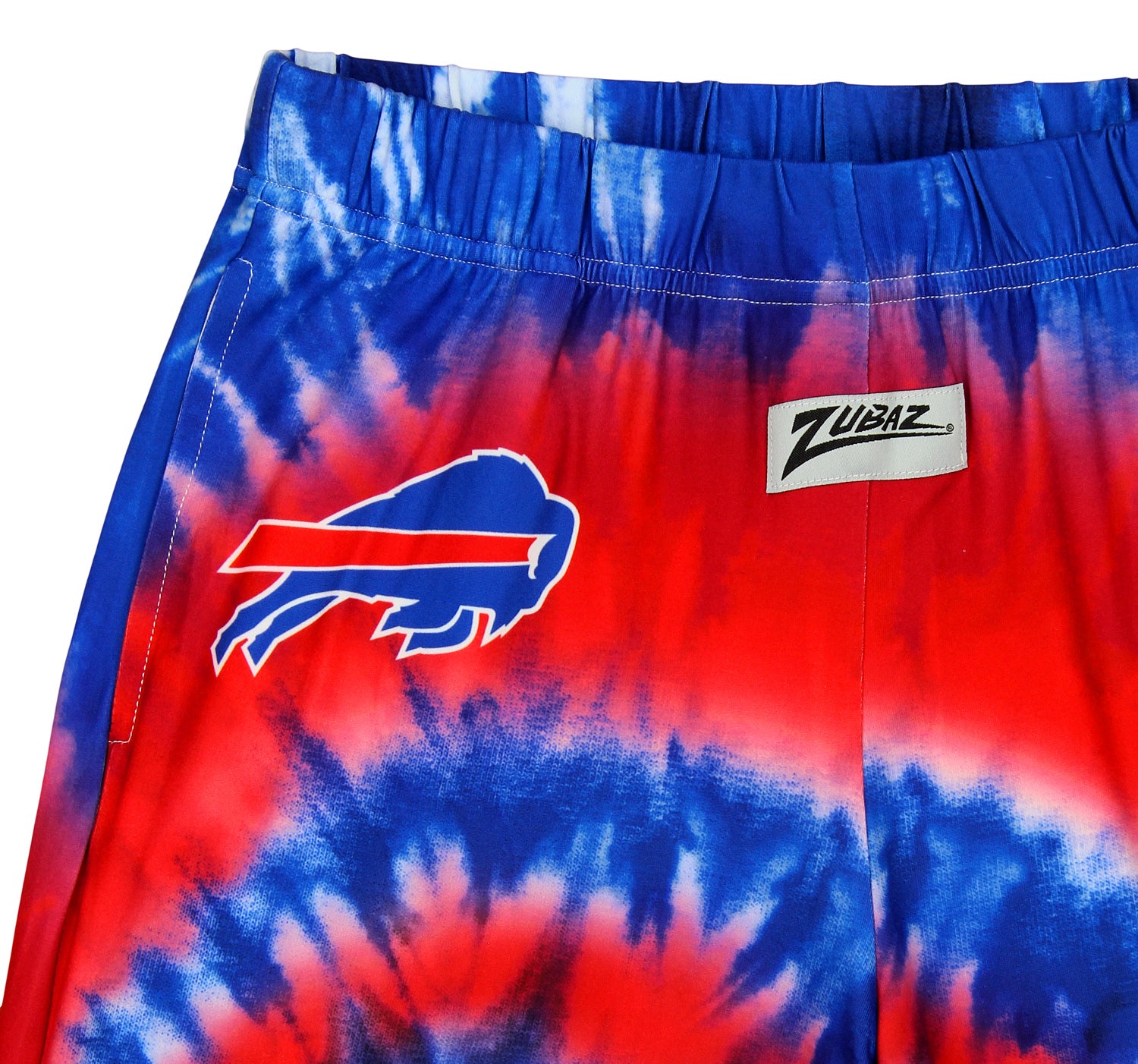 Zubaz Buffalo Bills NFL Men's Tie Dye Team Colors Lounge Pants, Blue