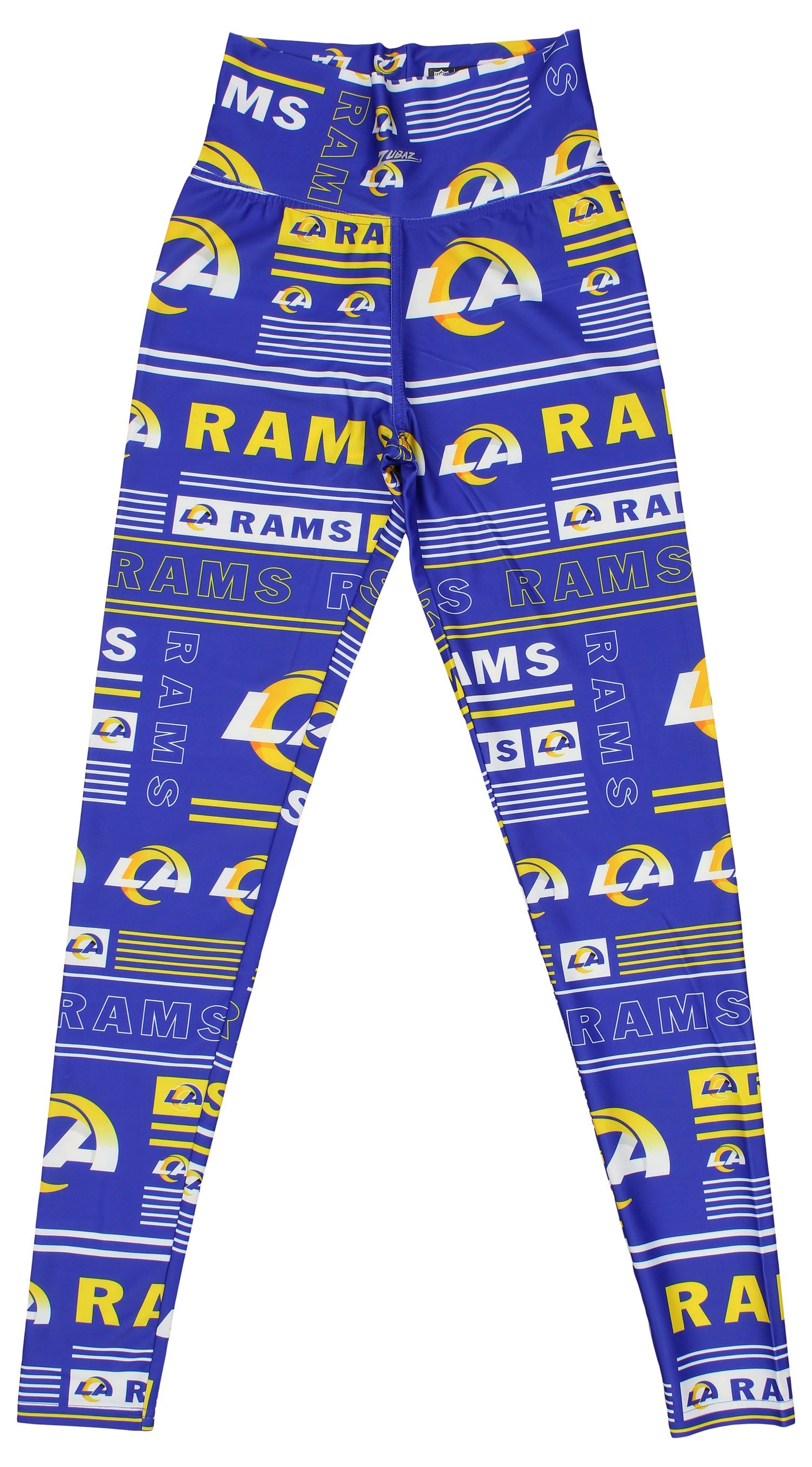 Zubaz NFL WOMEN'S LOS ANGELES RAMS TEAM COLOR COLUMN LEGGING