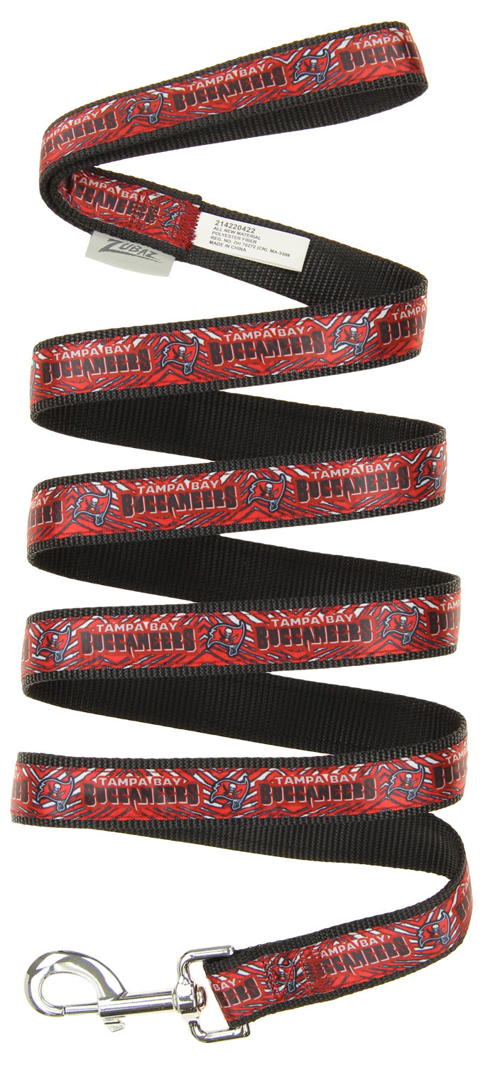 Zubaz X Pets First NFL Tampa Bay Buccaneers Team Logo Leash For Dogs