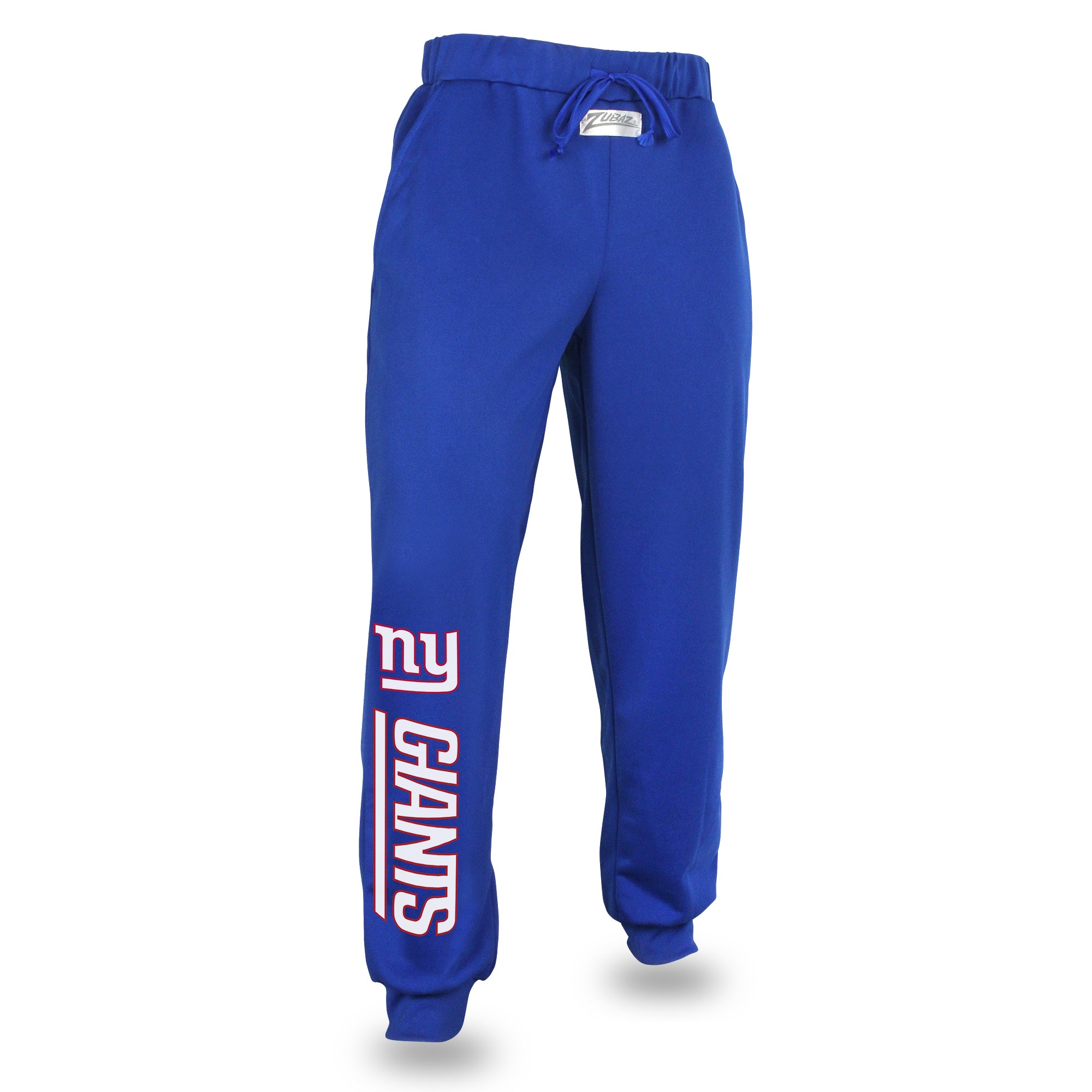 Zubaz NFL Men's New York Giants Team Color Joggers, Blue