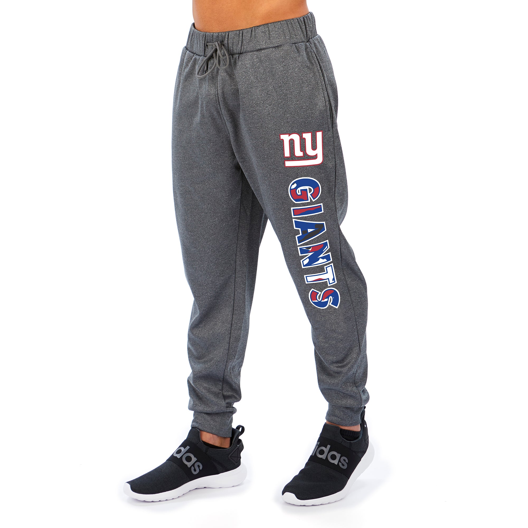 Zubaz NFL Men's New York Giants Gameday Camo Wordmark Jogger Pants